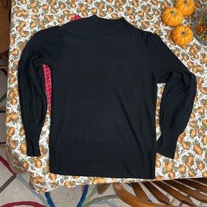 Rachel Zoe Sweater black pullover mock neck L